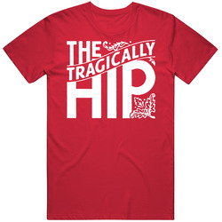 The Tragically Hip Concert Logo Vintage RED Unisex T Shirt