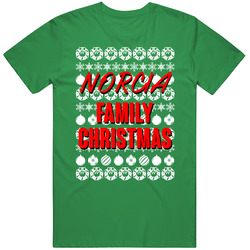 Norcia Family Christmas Ugly Xmas Sweater Symbols Funny Vintage Merch Irish Green Unisex T Shirt Norcia Family Christmas Ugly Xmas Sweater Symbols Funny Vintage Merch Irish Green Unisex T Shirt