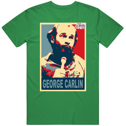 Funny Comedy George Carlin Vintage Merch Irish Green Unisex T Shirt
