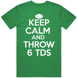 Keep Calm And Throw 6 Tds Vintage Merch Irish Green Unisex T Shirt
