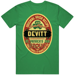 Devitt Original Irish Stout Beer Label St Patricks Day Last Name Vintage Merch Irish Green Unisex T Shirt Devitt Original Irish Stout Beer Label St Patricks Day Last Name Vintage Merch Irish Green Unisex T Shirt
