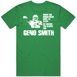 Football Geno Smith New York N.y Boogeyman Vintage Merch Irish Green Unisex T Shirt