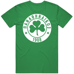 Panathinaikos Logo Vintage Merch Irish Green Unisex T Shirt