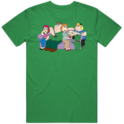 Family Guy Peter Meg Briain Stewie Lois Chris Vintage Merch Irish Green Unisex T Shirt Family Guy Peter Meg Briain Stewie Lois Chris Vintage Merch Irish Green Unisex T Shirt