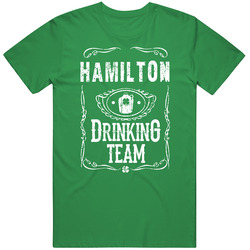 Hamilton Irish Drinking Team Whiskey Beer Custom Name St Patricks Day Vintage Merch Irish Green Unisex T Shirt Hamilton Irish Drinking Team Whiskey Beer Custom Name St Patricks Day Vintage Merch Irish Green Unisex T Shirt
