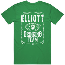 Elliott Irish Drinking Team Whiskey Beer Custom Name St Patricks Day Vintage Merch Irish Green Unisex T Shirt Elliott Irish Drinking Team Whiskey Beer Custom Name St Patricks Day Vintage Merch Irish Green Unisex T Shirt