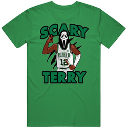 Scary Terry Rozier Basketball Cool Fan Vintage Merch Irish Green Unisex T Shirt