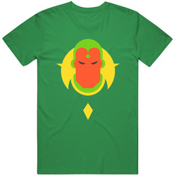 The Vision Avengers Vintage Merch Irish Green Unisex T Shirt