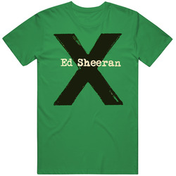 New X - Ed Sheeran Lover 2014 Music Irish Green Standard T- S To 3xl Vintage Merch Irish Green Unisex T Shirt