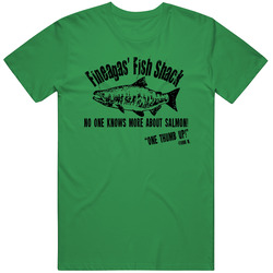 Fineagas Fish Shack 2 Vintage Merch Irish Green Unisex T Shirt