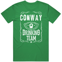 Conway Irish Drinking Team Whiskey Beer Custom Name St Patricks Day Vintage Merch Irish Green Unisex T Shirt Conway Irish Drinking Team Whiskey Beer Custom Name St Patricks Day Vintage Merch Irish Green Unisex T Shirt