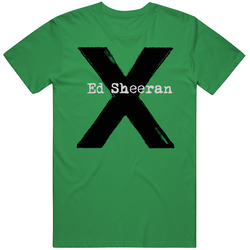 Ed Sheeran X Logo Tee Vintage Merch Irish Green Unisex T Shirt