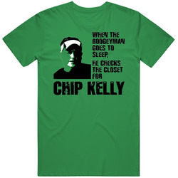 Boogeyman Football Chip Kelly Philadelphia Vintage Merch Irish Green Unisex T Shirt