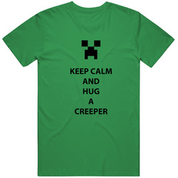 Minecraft Hug A Creeper Vintage Merch Irish Green Unisex T Shirt