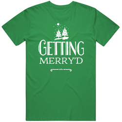 Getting Merry'd Vintage Merch Irish Green Unisex T Shirt