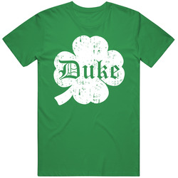 Duke St Patricks Day Clover Name Vintage Merch Irish Green Unisex T Shirt