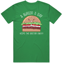 A Burger A Day Vintage Merch Irish Green Unisex T Shirt