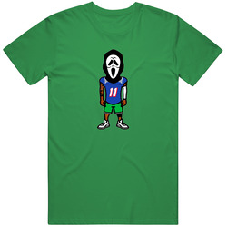 Bledsoe Ne Game Time Mask On Scary Terry Vintage Merch Irish Green Unisex T Shirt