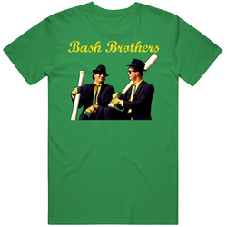 Bash Brothers Mcguire Canseco Oakland Vintage Merch Irish Green Unisex T Shirt