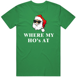 Santa Ho's Vintage Merch Irish Green Unisex T Shirt Santa Ho's Vintage Merch Irish Green Unisex T Shirt