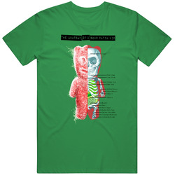 The Quotable Tees Sour Patch Kids Anatomy Funny Halloween Candy Gift Vintage Merch Irish Green Unisex T Shirt