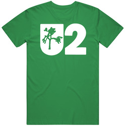 U2 T Shirt Joshua Tree Vintage Rock Adam Charles Clayton Vintage Merch Irish Green Unisex T Shirt