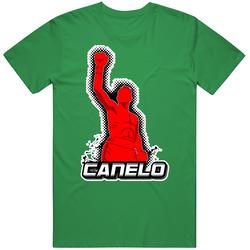 Saul Canelo Alvarez Boxing Mexico Mexican Vintage Merch Irish Green Unisex T Shirt