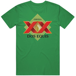 Dos Equis Beer Light Grunge Style Men's Drinking Vintage Merch Irish Green Unisex T Shirt