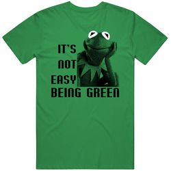Kermit The Frog It's Not Easy Being Green Vintage Merch Irish Green Unisex T Shirt Kermit The Frog It's Not Easy Being Green Vintage Merch Irish Green Unisex T Shirt