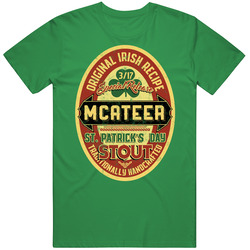 Mcateer Original Irish Stout Beer Label St Patricks Day Last Name unisex vintage irish green T Shirt Mcateer Original Irish Stout Beer Label St Patricks Day Last Name unisex vintage irish green T Shirt