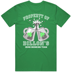 Dillon Propery Of Dillon's Irish Drinking Team St Patricks Day unisex vintage irish green T Shirt Dillon Propery Of Dillon's Irish Drinking Team St Patricks Day unisex vintage irish green T Shirt