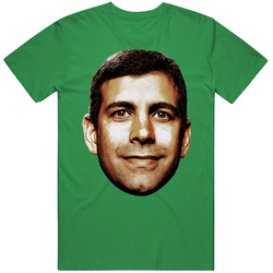 Brad Stevens Boston Basketball Coach Big Head Fan unisex vintage irish green T Shirt