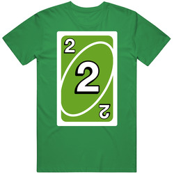 Two 2 Green Uno Card Game Fan Halloween Fancy Dress unisex vintage irish green T Shirt Two 2 Green Uno Card Game Fan Halloween Fancy Dress unisex vintage irish green T Shirt