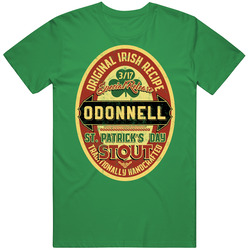 Odonnell Original Irish Stout Beer Label St Patricks Day Last Name unisex vintage irish green T Shirt Odonnell Original Irish Stout Beer Label St Patricks Day Last Name unisex vintage irish green T Shirt