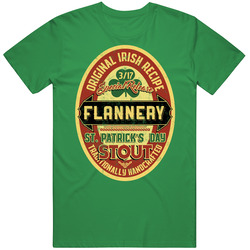 Flannery Original Irish Stout Beer Label St Patricks Day Last Name unisex vintage irish green T Shirt Flannery Original Irish Stout Beer Label St Patricks Day Last Name unisex vintage irish green T Shirt