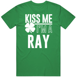 Ray Kiss Me Im Irish Parody Custom Last Name St Patricks Day unisex vintage irish green T Shirt Ray Kiss Me Im Irish Parody Custom Last Name St Patricks Day unisex vintage irish green T Shirt