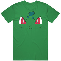 Bulbasaur Face Pokemon Fan unisex vintage irish green T Shirt