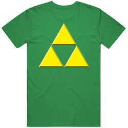 The Legend Of Zelda Triforce unisex vintage irish green T Shirt