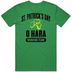 O Hara Irish Last Name Beer Drinking Team St Patricks Day unisex vintage irish green T Shirt