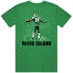 Darelle Revis Revis Island Jets Football unisex vintage irish green T Shirt