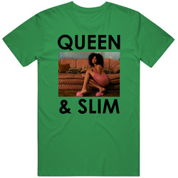 Queen And Slim Indya Moore Popular Romantic Drama Movie Lovers unisex vintage irish green T Shirt