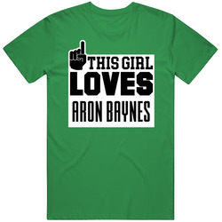 Aron Baynes #46 Boston Basketball This Girl Loves Team Fan Sports unisex vintage irish green T Shirt