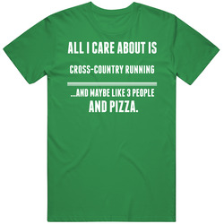 All I Care About Is Cross-country Running Sports unisex vintage irish green T Shirt