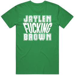 Fcking Jaylen Brown Funny Player Boston Basketball unisex vintage irish green T Shirt