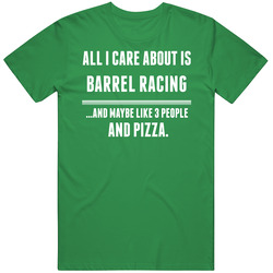 All I Care About Is Barrel Racing Sports unisex vintage irish green T Shirt