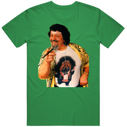 Rock N Wrestling Icon Captain Lou Albano unisex vintage irish green T Shirt