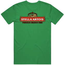 Stella Artois Drink Beer Alcohol unisex vintage irish green T Shirt