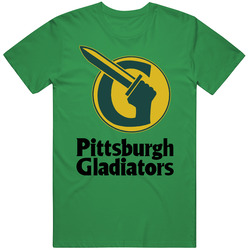 Pittsburgh Gladiators Arena Football League Team Fan Logo unisex vintage irish green T Shirt
