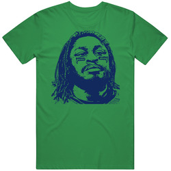 Beast Mode Marshawn Lynch Football Seattle Rb unisex vintage irish green T Shirt