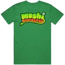 Moshi Monsters Video Game unisex vintage irish green T Shirt